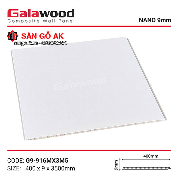 Tấm ốp Nano 9mm SPC Galawood G9-916M