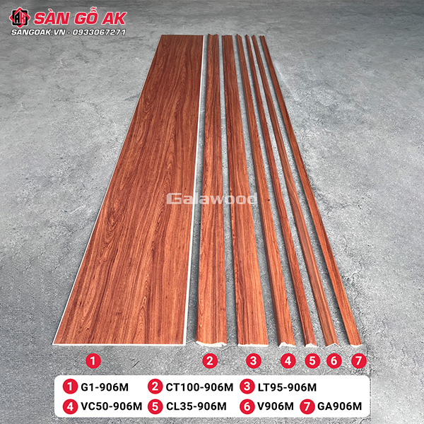 Tấm ốp Nano 9mm SPC Galawood G1-906M