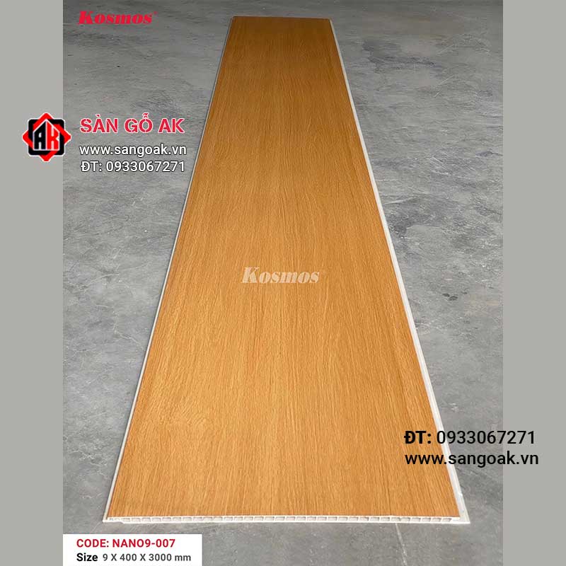 Tấm ốp Nano 9mm PVC Kosmos NANO9-007