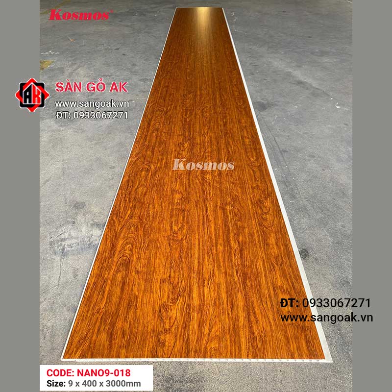 Tấm ốp Nano 9mm PVC Kosmos NANO9-018