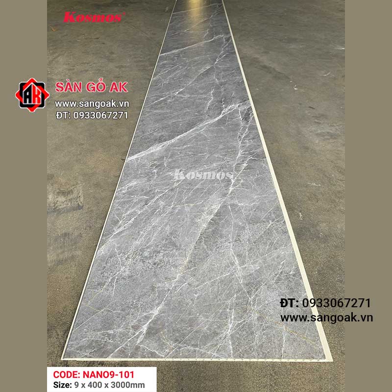 Tấm ốp Nano 9mm PVC Kosmos NANO9-101