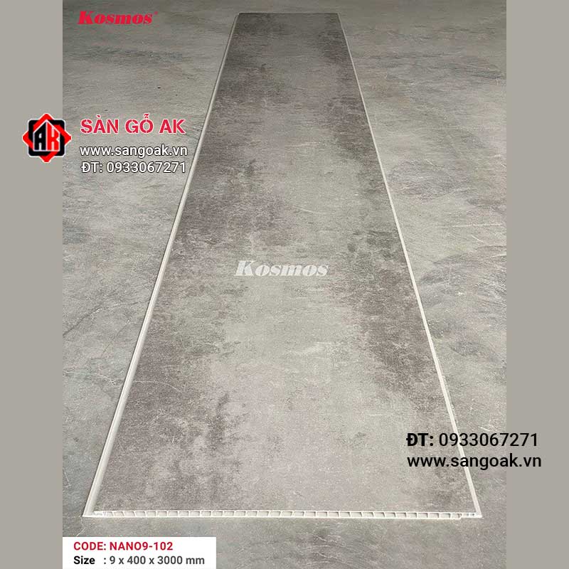 Tấm ốp Nano 9mm PVC Kosmos NANO9-102