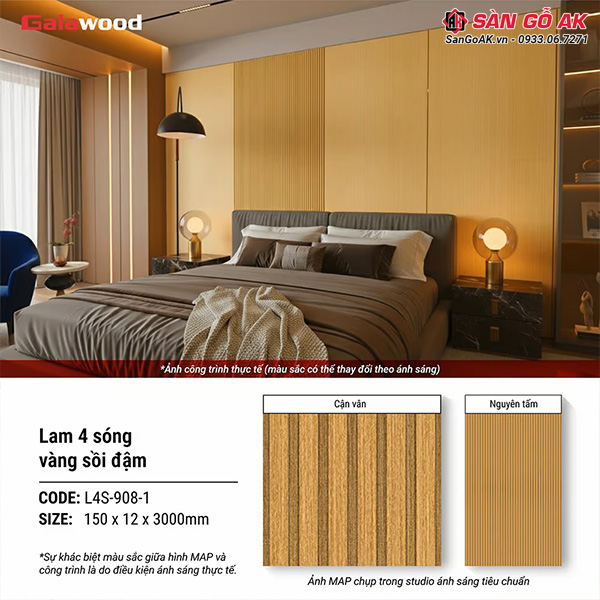 Lam 4 sóng Galawood L4S-908-1