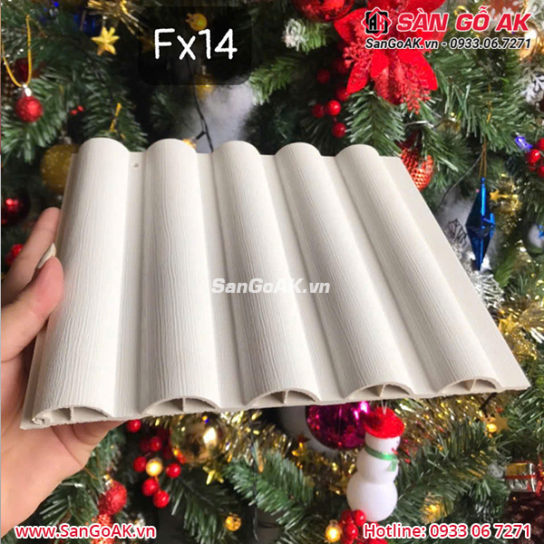 Tấm ốp lam sóng tròn màu trắng SM201