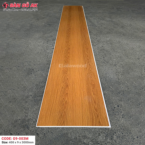Tấm ốp Nano Galawood G9-003M vàng sồi đậm vân gỗ