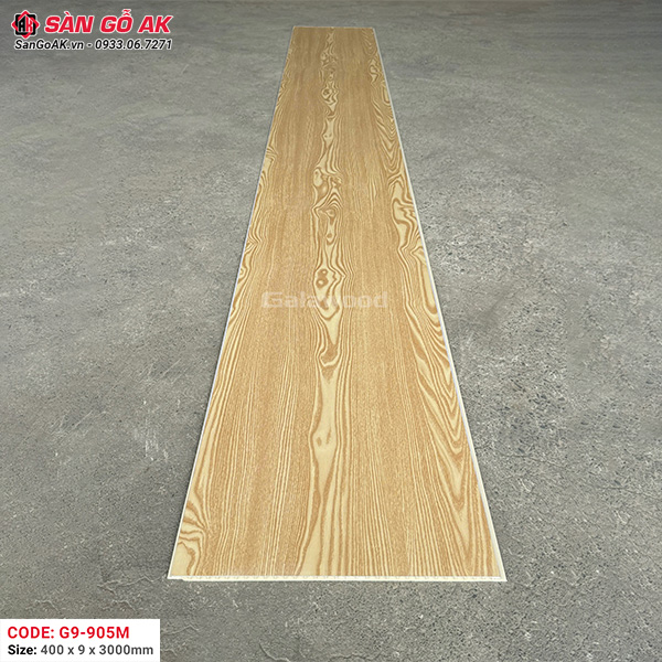 Tấm ốp Nano Galawood G9-905M vân gỗ sồi vàng nhạt