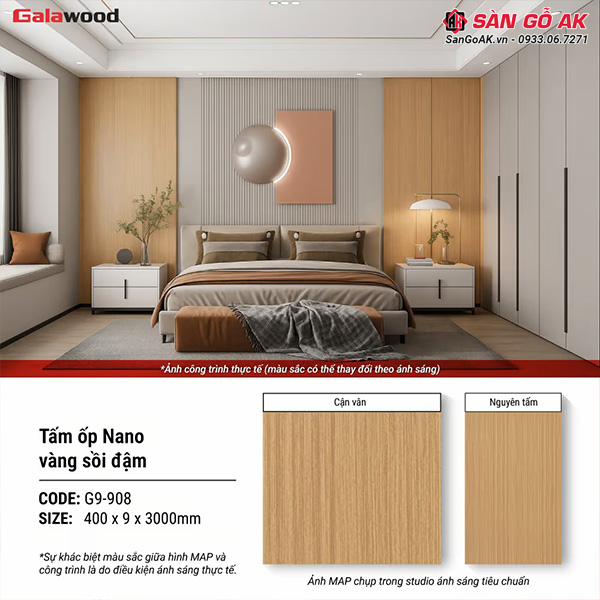 Tấm ốp Nano 9mm SPC Galawood G9-908