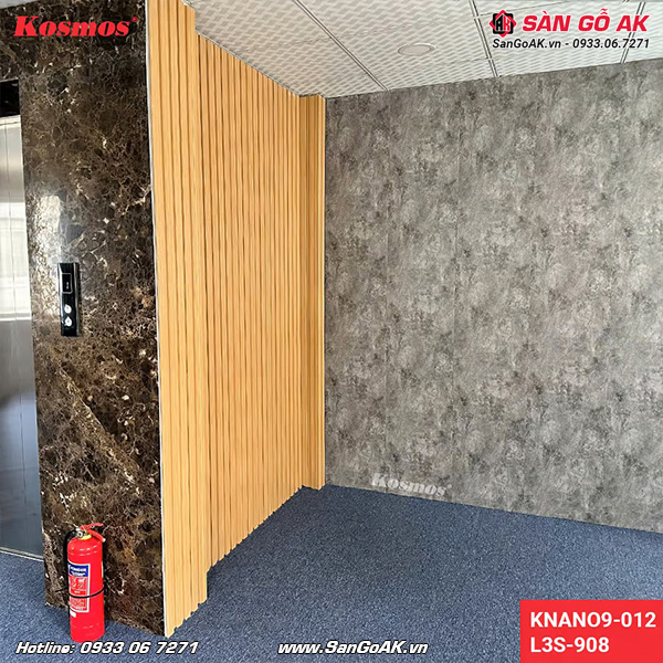 Lam 3 sóng Galawood L3S-908 vân gỗ sồi vàng đậm