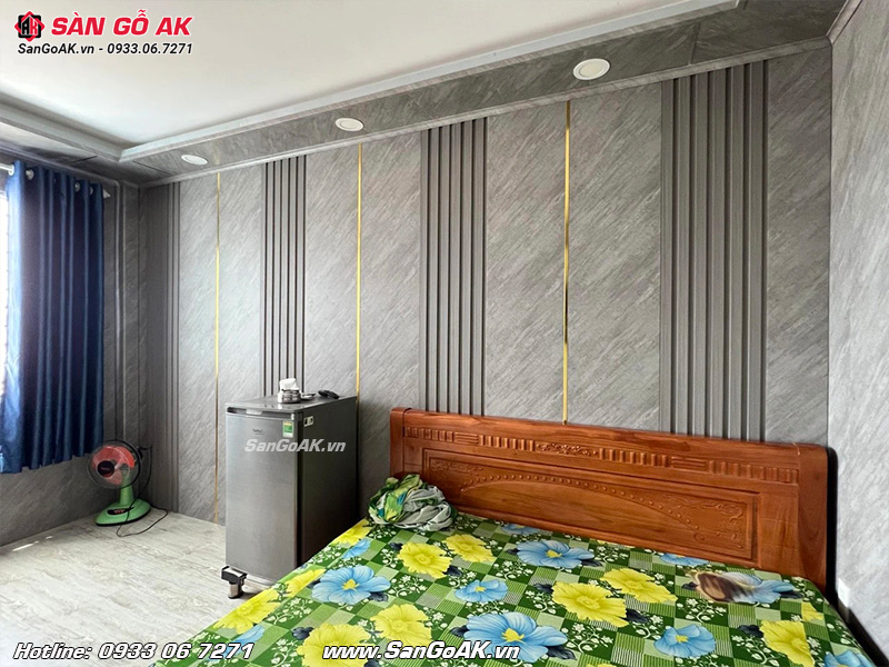 Tấm nhựa Nano ốp tường vân đá xám 9839-1