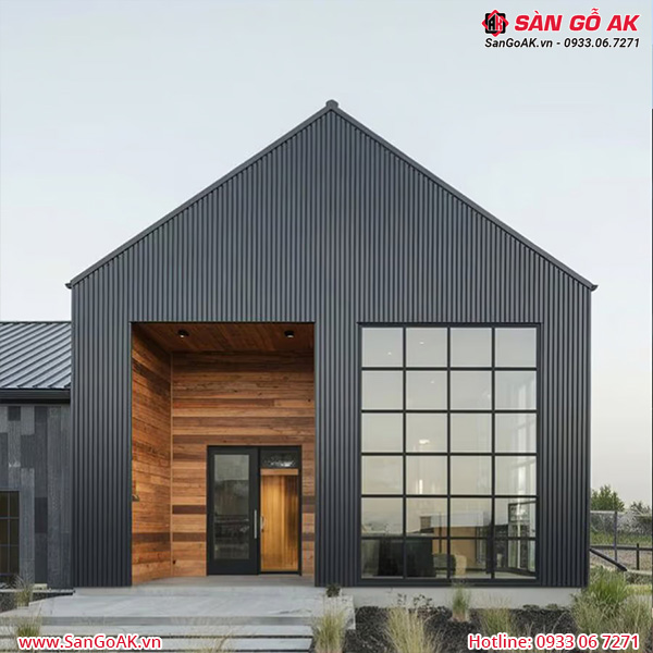 Tấm Panel Cách Nhiệt 7 Sóng PN7S-02 Màu Xám Mờ