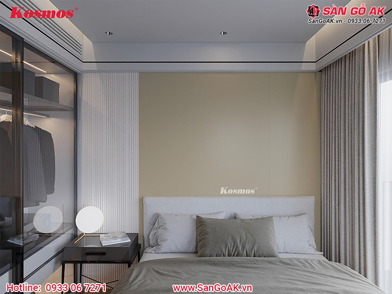 Tấm ốp than tre Kosmos đơn sắc nâu TT-817