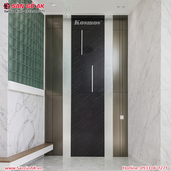 Tấm ốp than tre Kosmos vân đá đen TT-827