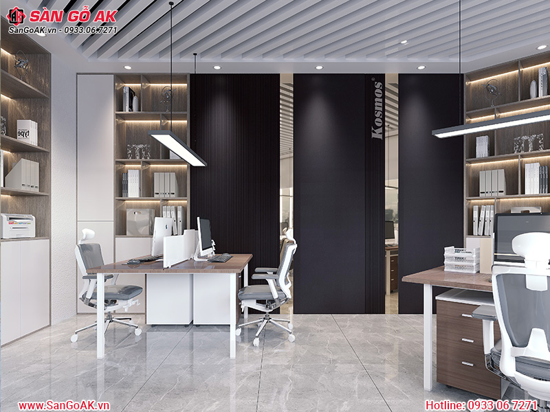 Tấm ốp than tre vân đơn sắc ánh kim xanh đen Galawood G-898