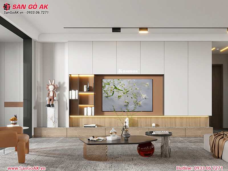 Tấm ốp than tre vân đơn sắc trắng Galawood G-709