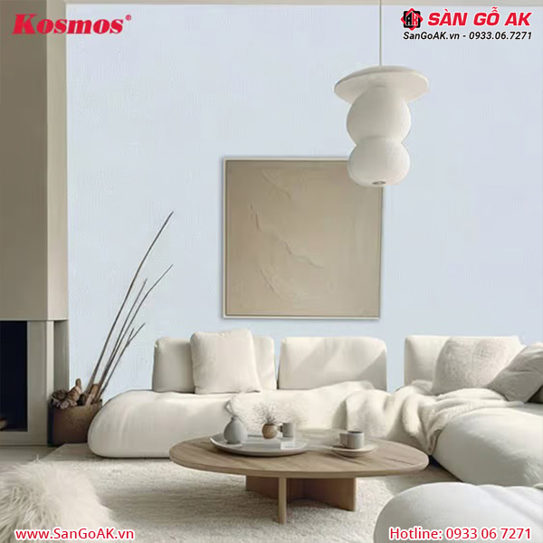 Tấm ốp than tre vân giấy trắng Galawood G-881