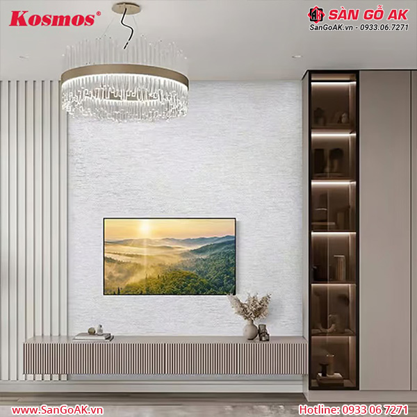 Tấm ốp than tre vân giấy trắng Galawood G-881