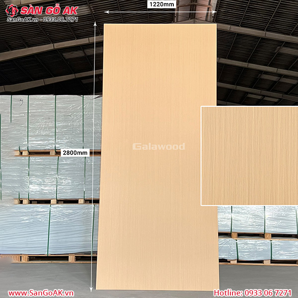 Tấm ốp than tre vân gỗ vàng sồi Galawood G-882