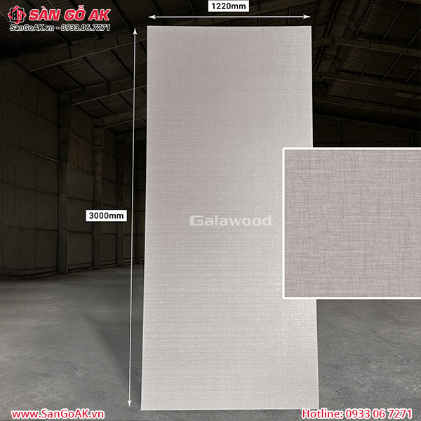 Tấm ốp than tre vân vải xám Galawood G-889B