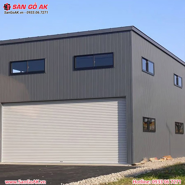 Tấm Panel Cách Nhiệt 7 Sóng PN7S-02 Màu Xám Mờ