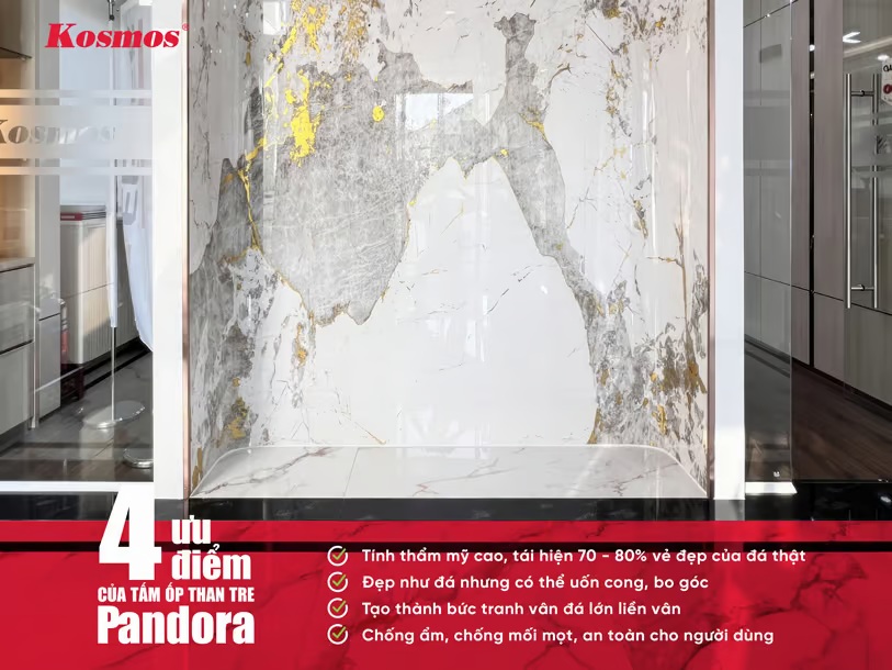 4 ưu điểm của tấm ốp than tre Pandora