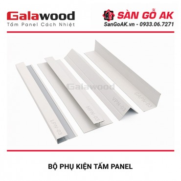 Bộ nẹp tấm Panel 01 màu trắng mờ