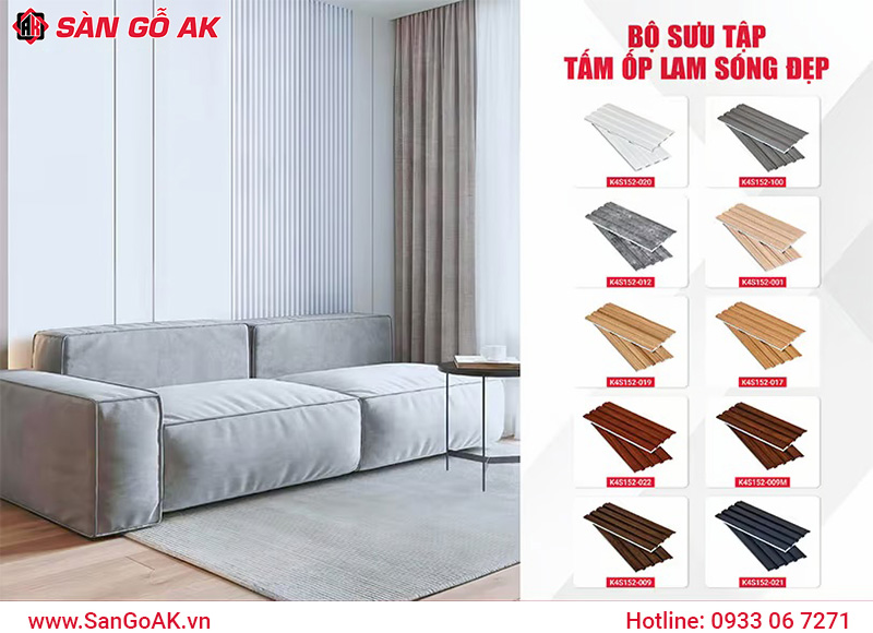 Mẫu tấm ốp lam sóng đẹp được khách hàng miền Tây ưa chuộng