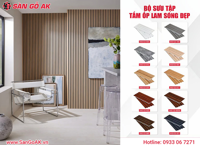 Mẫu tấm ốp lam sóng đẹp được khách hàng miền Tây ưa chuộng