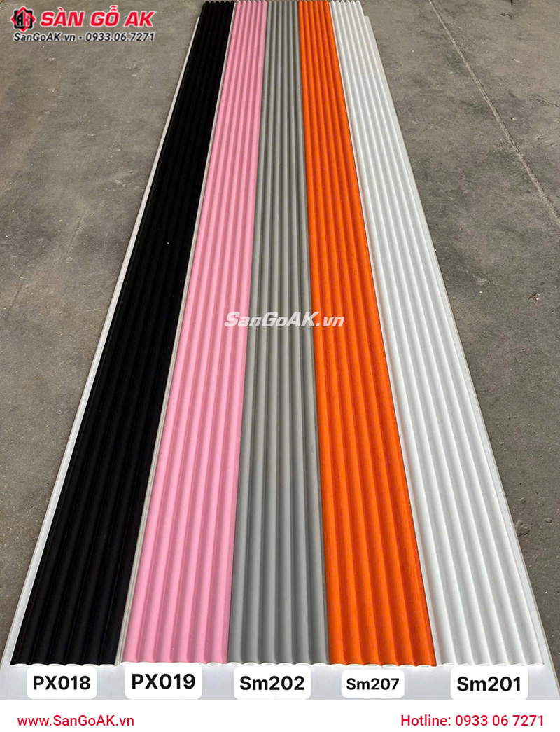 SÀN GỖ AK cung cấp nhiều mẫu lam sóng tròn đẹp, chất lượng