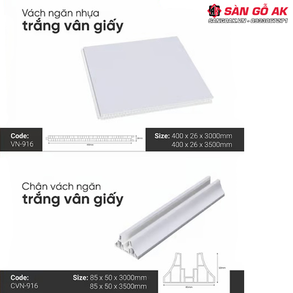 Bộ vách ngăn nhựa vân vải kem Galawood mã màu 924 giúp tạo không gian riêng tư