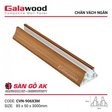 Chân vách ngăn nhựa Galawood CVN-906