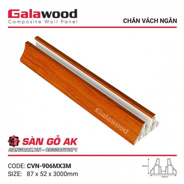Chân vách ngăn nhựa Galawood CVN-906M