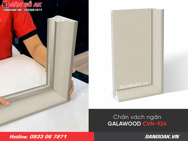  Chân vách ngăn là phụ kiện giúp cố định và tăng tính thẩm mỹ cho vách ngăn