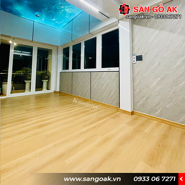 Sàn nhựa giả gỗ Kosmos SPC5002 được nhiều người yêu thích lựa chọn 