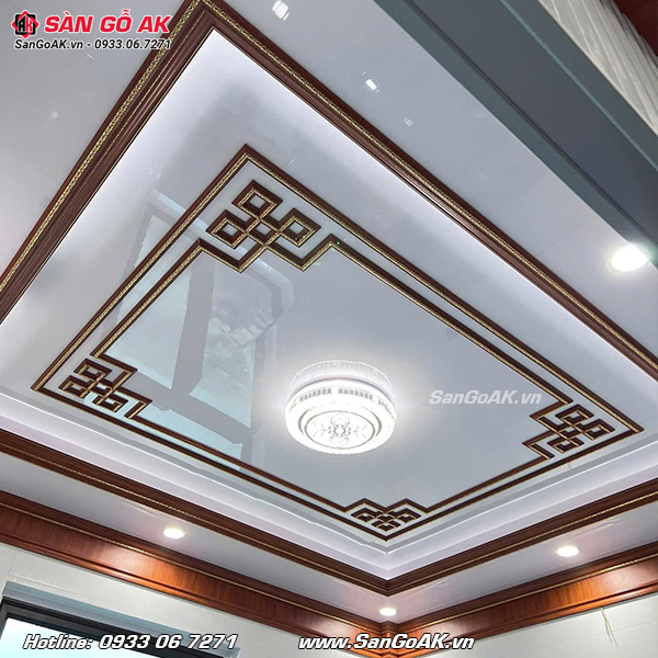 Không gian chật hẹp nên sử dụng tấm ốp màu trắng sẽ cảm thấy rộng rãi hơn