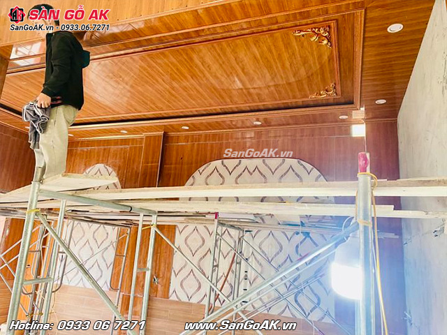 Thi công tấm ốp Nano cũng vô cùng tiện lợi, nhanh chóng và dễ dàng