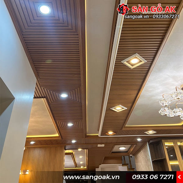 Lam sóng Kosmos được sử dụng nhiều cho các công trình ốp tường, ốp trần trong nhà