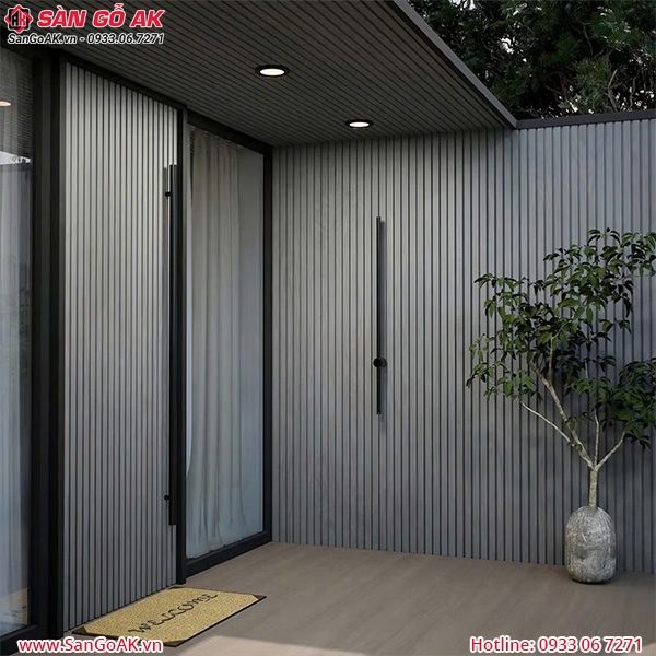 Công trình sử dụng nẹp Panel 02 màu xám mờ