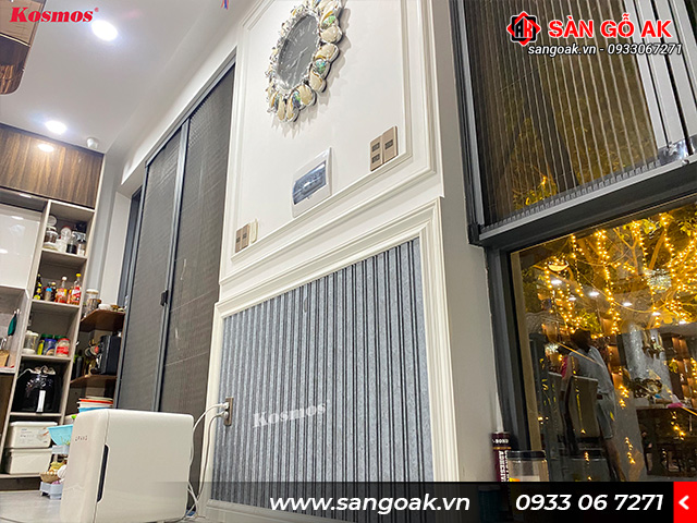 Tấm ốp lam 2 sóng kép Hàn Quốc L02K-117 giả đá mang lại vẻ độc đáo, ấn tượng