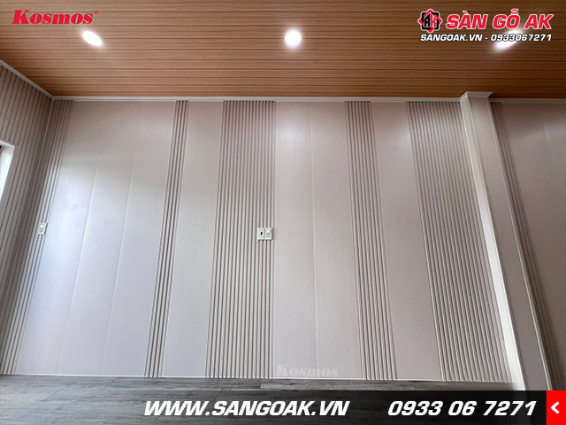 Sự kết hợp hoàn hảo giữa tấm ốp lam sóng và tấm ốp NANO9-016