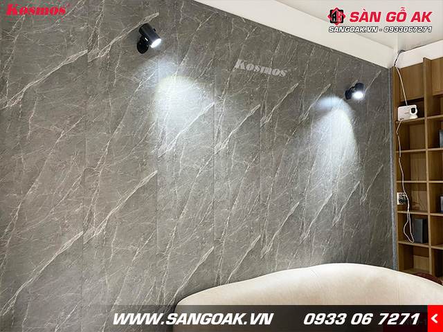 Tấm ốp Nano vân đá tạo nên sự sang trọng, độc đáo cho không gian