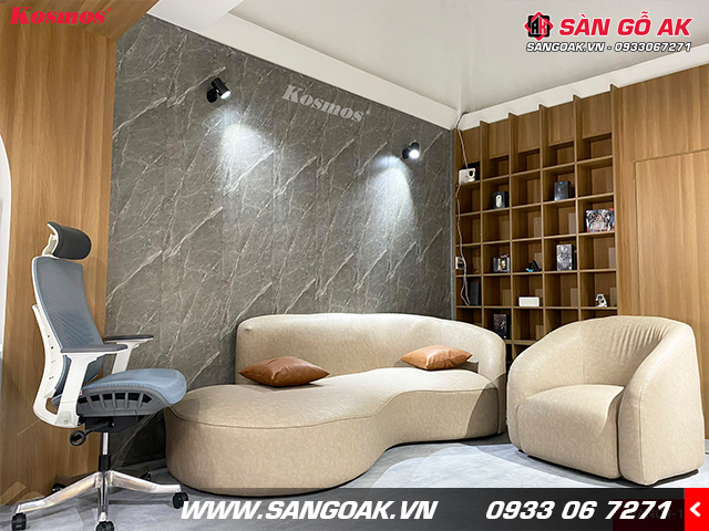 Công trình trang trí nội thất với tấm ốp Nano Kosmos