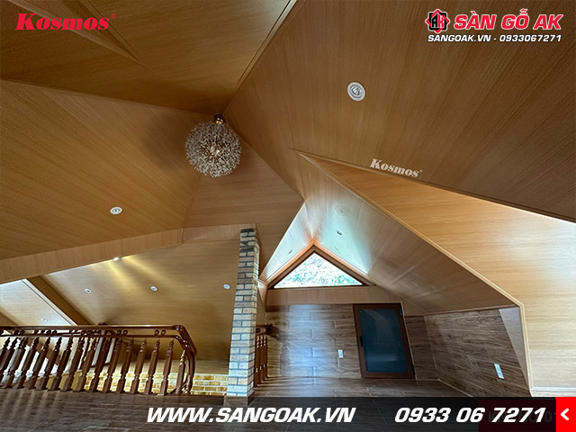 Tấm ốp Nano Kosmos có khả năng chống nước, chống mối mọt tốt