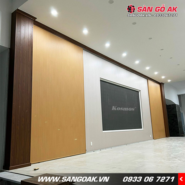 Tấm ốp Nano Kosmos có khả năng chống nước, chống mối mọt tốt