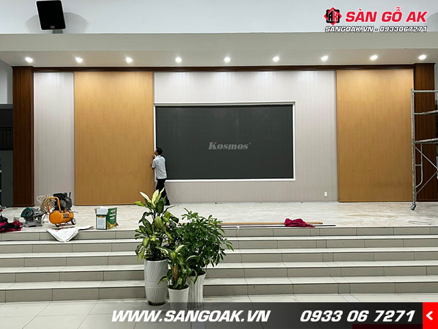 Kết hợp linh hoạt nhiều màu sắc tạo nên sự sang trọng, độc đáo cho không gian