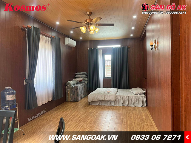 Tấm ốp Nano OP125-008 được sử dụng nhiều để ốp tường trang trí nội thất