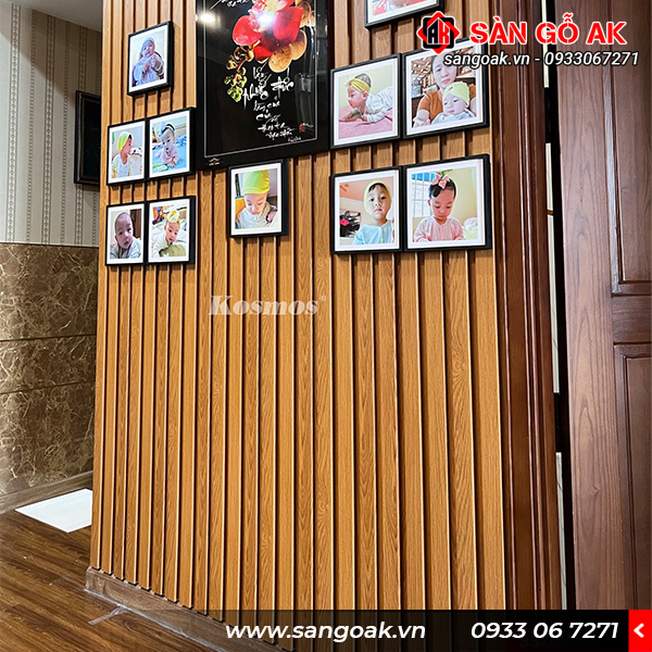 Với thiết kế đẹp và dễ thi công lam sóng Kosmos là vật liệu yêu thích trong trang trí nội thất