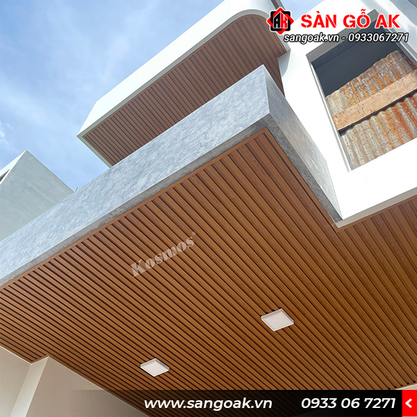 Lam sóng 3S200X15-003 còn được sử dụng để ốp trần cho công trình