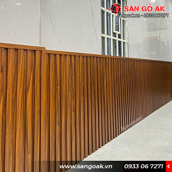 Lam sóng Kosmos còn được sử dụng để ốp lamri tường nhà