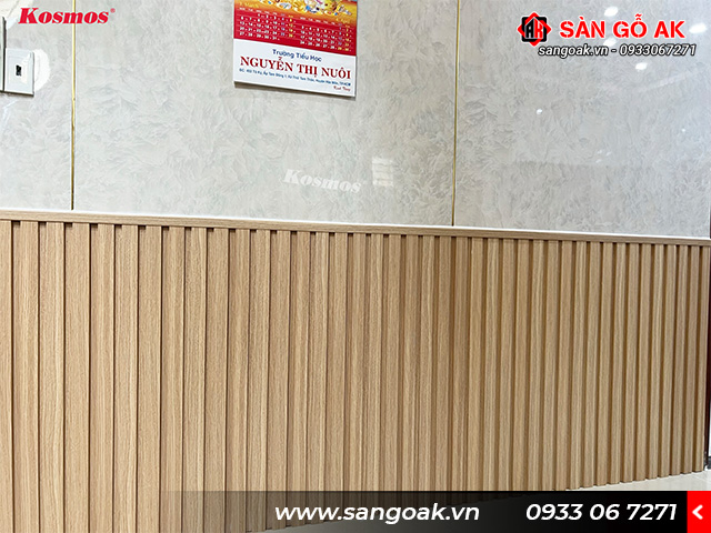 Lam sóng Kosmos sử dụng để ốp lamri mang lại vẻ ấm cúng, sang trọng