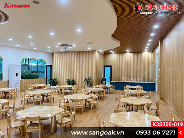 Lam sóng kosmos sử dụng ốp tường, ốp trần cho trường học